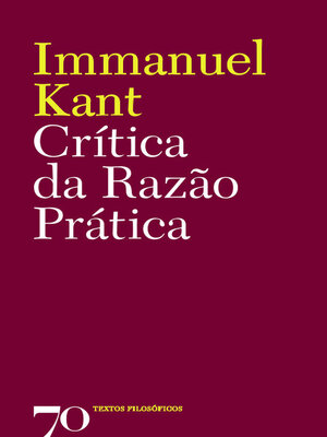 cover image of Crítica da Razão Prática